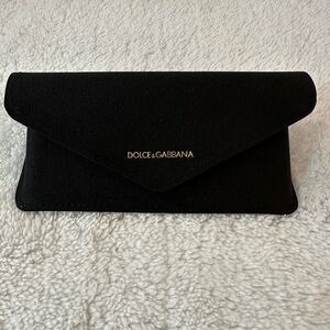 NWT Dolce & Gabbana Black Sunglasses /Eyeglasses w/Cloth